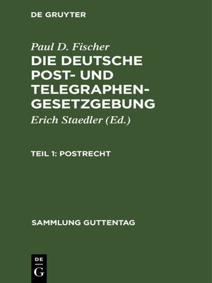 cover image of Postrecht